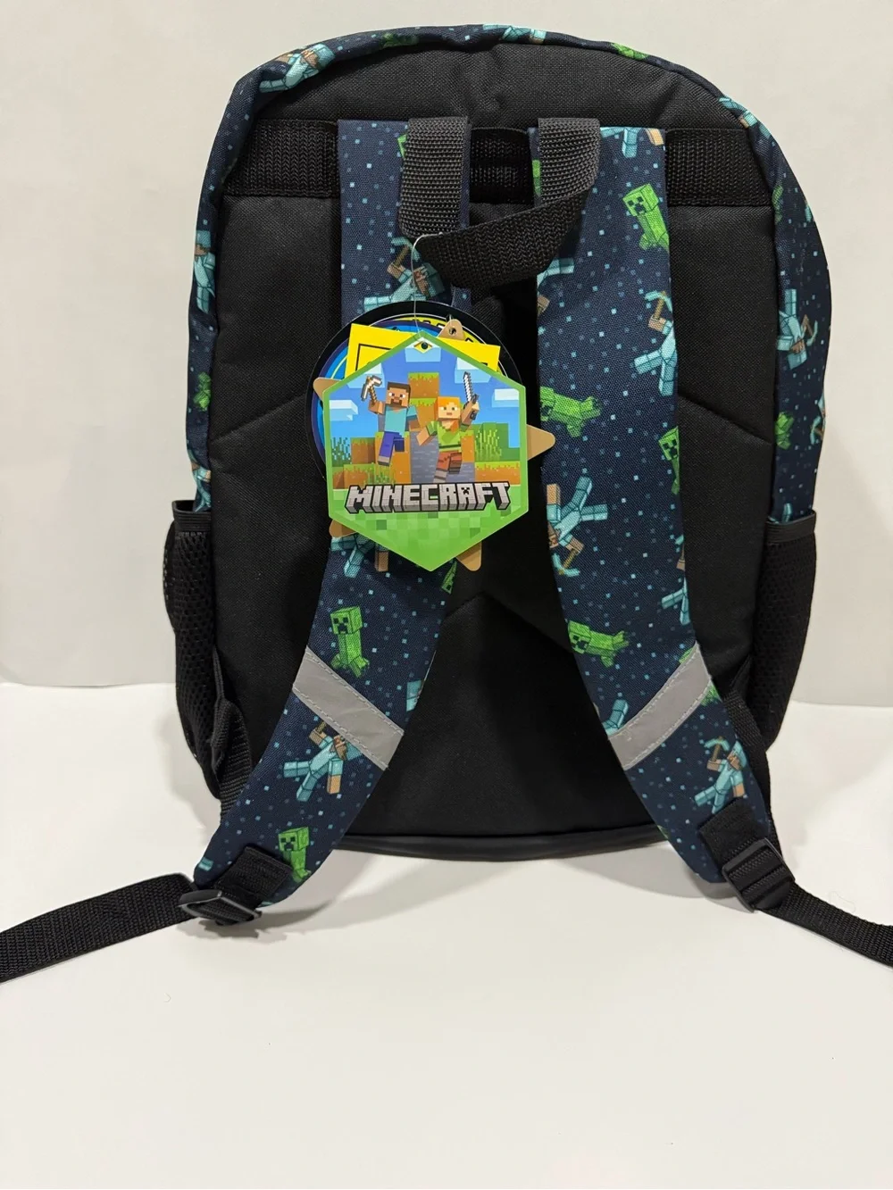 Minecraft Kids Backpack in Green & Blue